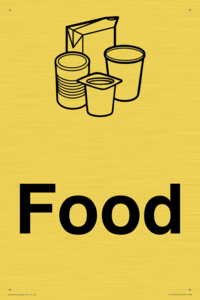 Dementia food sign